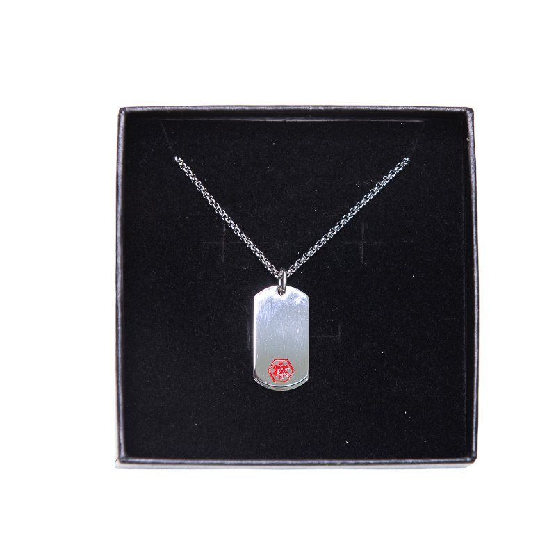 Medic ID Stainless Steel Pendant