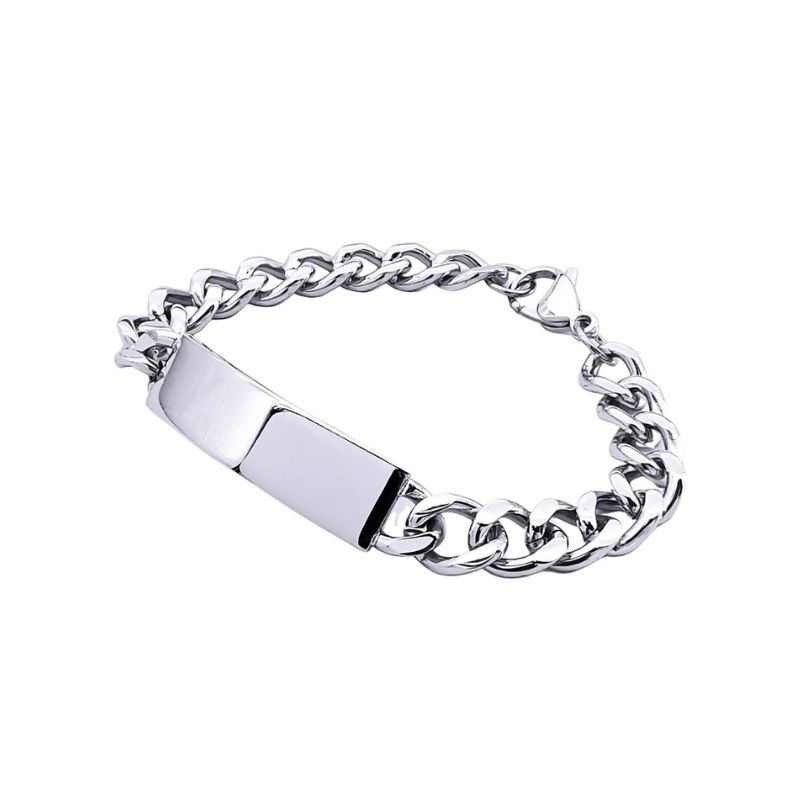 Stainless Steel 21.5cm Bracelet