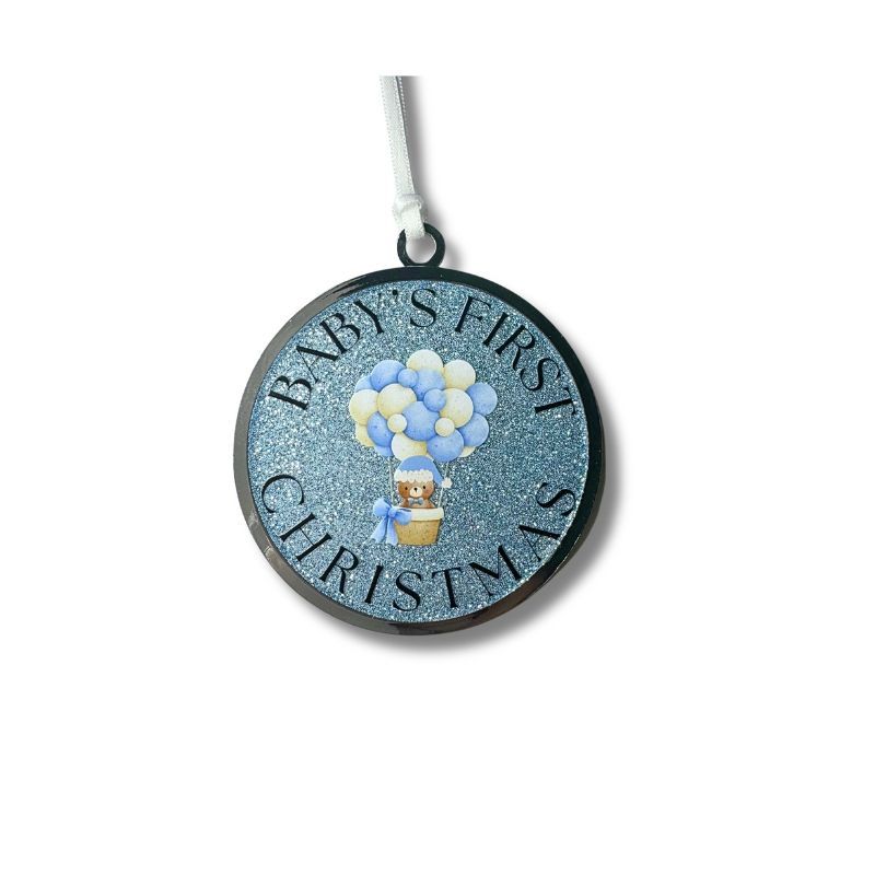 Christmas Ornament - Baby's First Christmas Blue