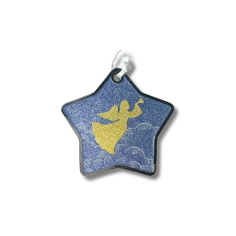 Christmas Ornament - Star with Angel