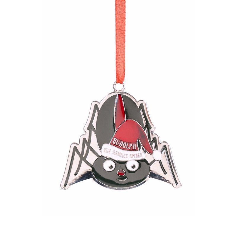 Christmas Ornament - Rudolf the Redback Spider