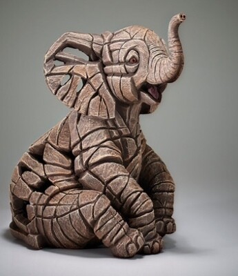 Edge Elephant Calf Sculpture