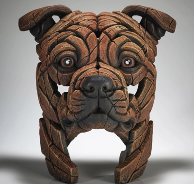 Edge Bull Terrier Sculpture