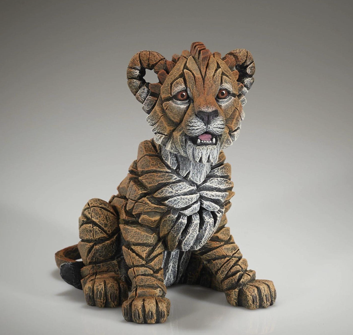 Edge Lion Cub Sculpture