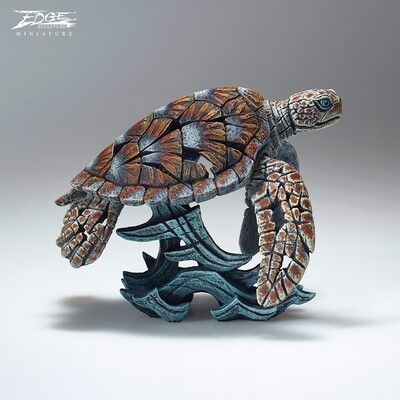 Miniature Edge Sculpture Sea Turtle