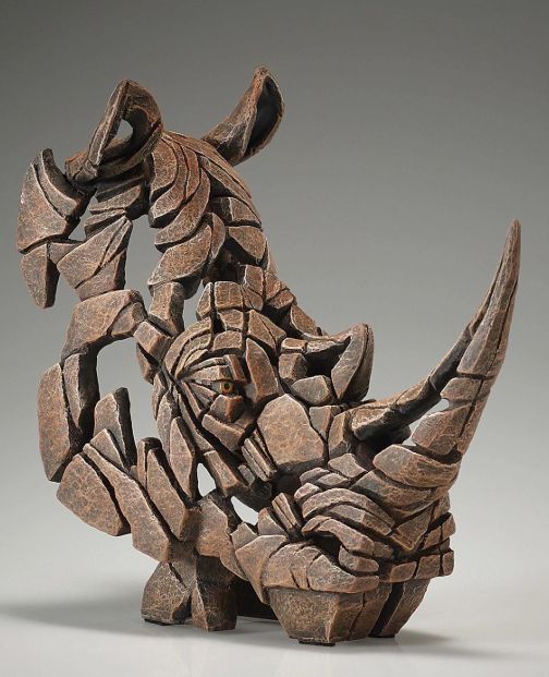 Miniature Edge Sculpture Rhino