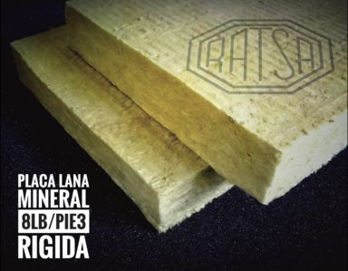 PLACA LANA MINERAL ISOFIBER 6-B80