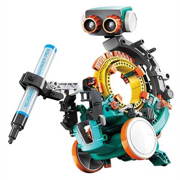 Robot con codifica meccanica in scatola di montaggio – 5 in 1