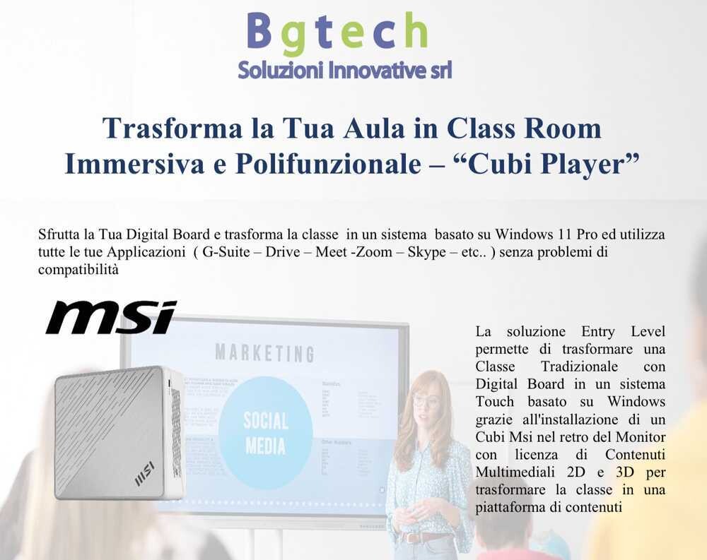 Cubi Player pacchetto base