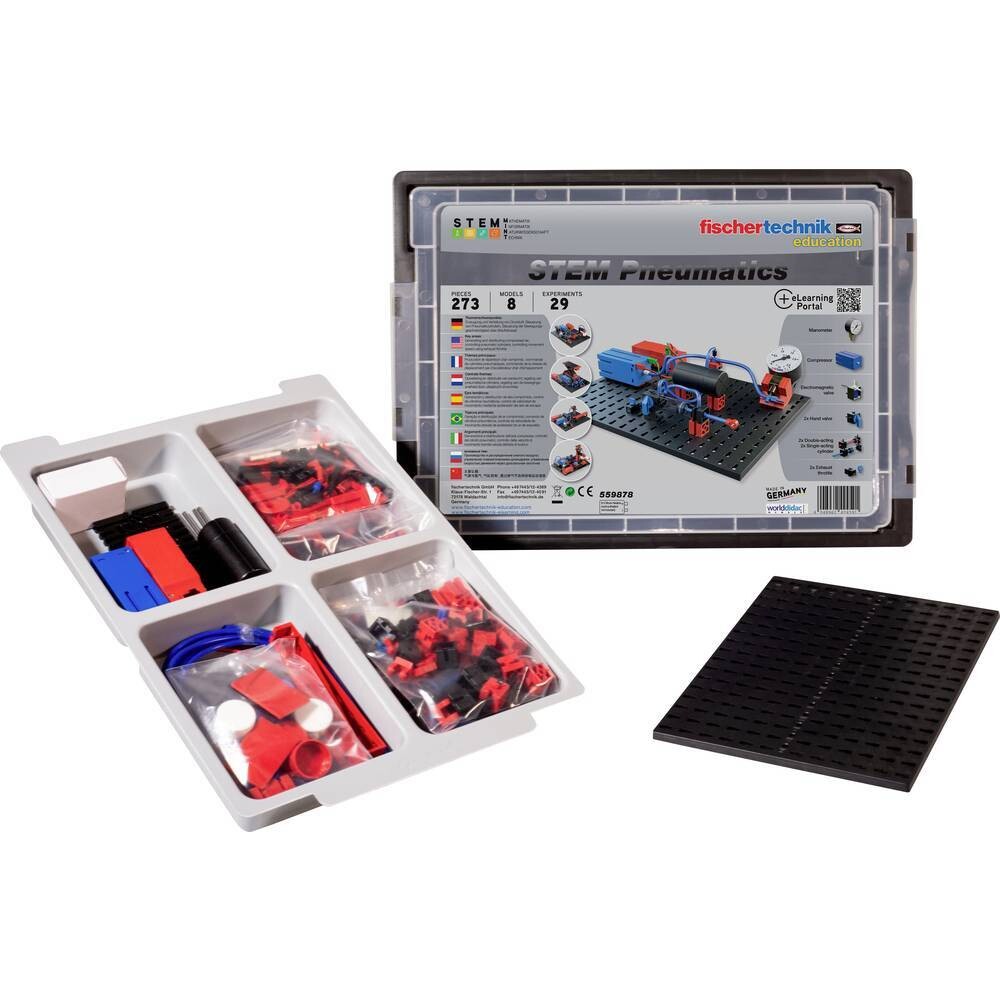 fischertechnik education STEM Pneumatics MINT Kits Kit da costruire STEM Pneumatica 2-4 studenti