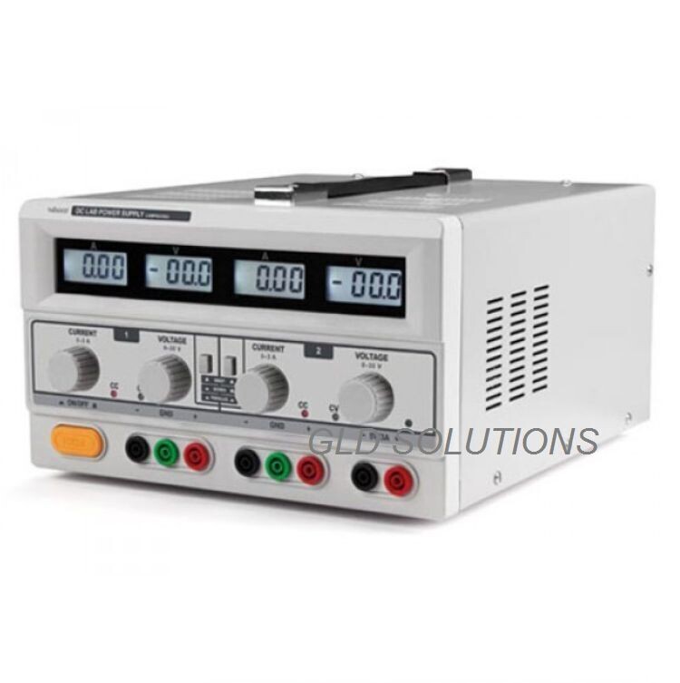 Alimentatore Velleman - 2 x 0-30 VDC / 0-3 A + 5 VDC fissi / 3 A