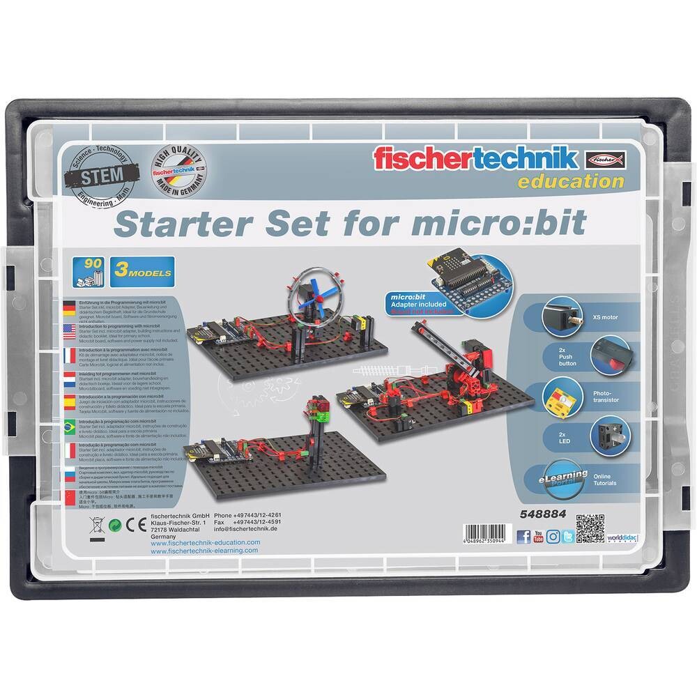 fischertechnik education MINT Robotics Kit espansione Starter kit per micro:bit
