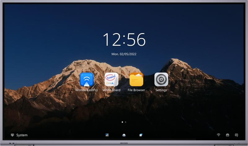 HIKVISION DISPLAY TOUCH INTERATTIVO 65&quot; 4K UHD 45