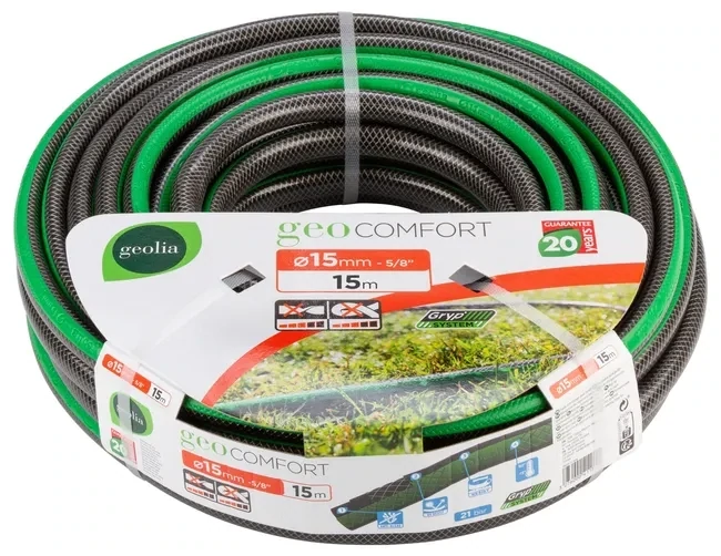 Tubo di irrigazione intrecciato GEOLIA L 15 m x Ø 15 mm