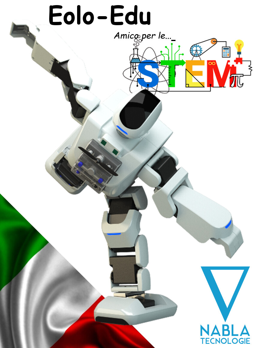 Eolo maestro di Coding 3 Robot Eolo Umanoide 6 sessioni di Tutoring da 45 minuti online
