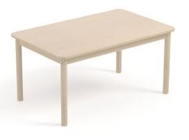 Tavolo con piano in truciolare laminato