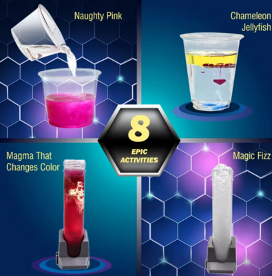 Esperimenti di Chimica STEAM Kit di laboratorio scientifico