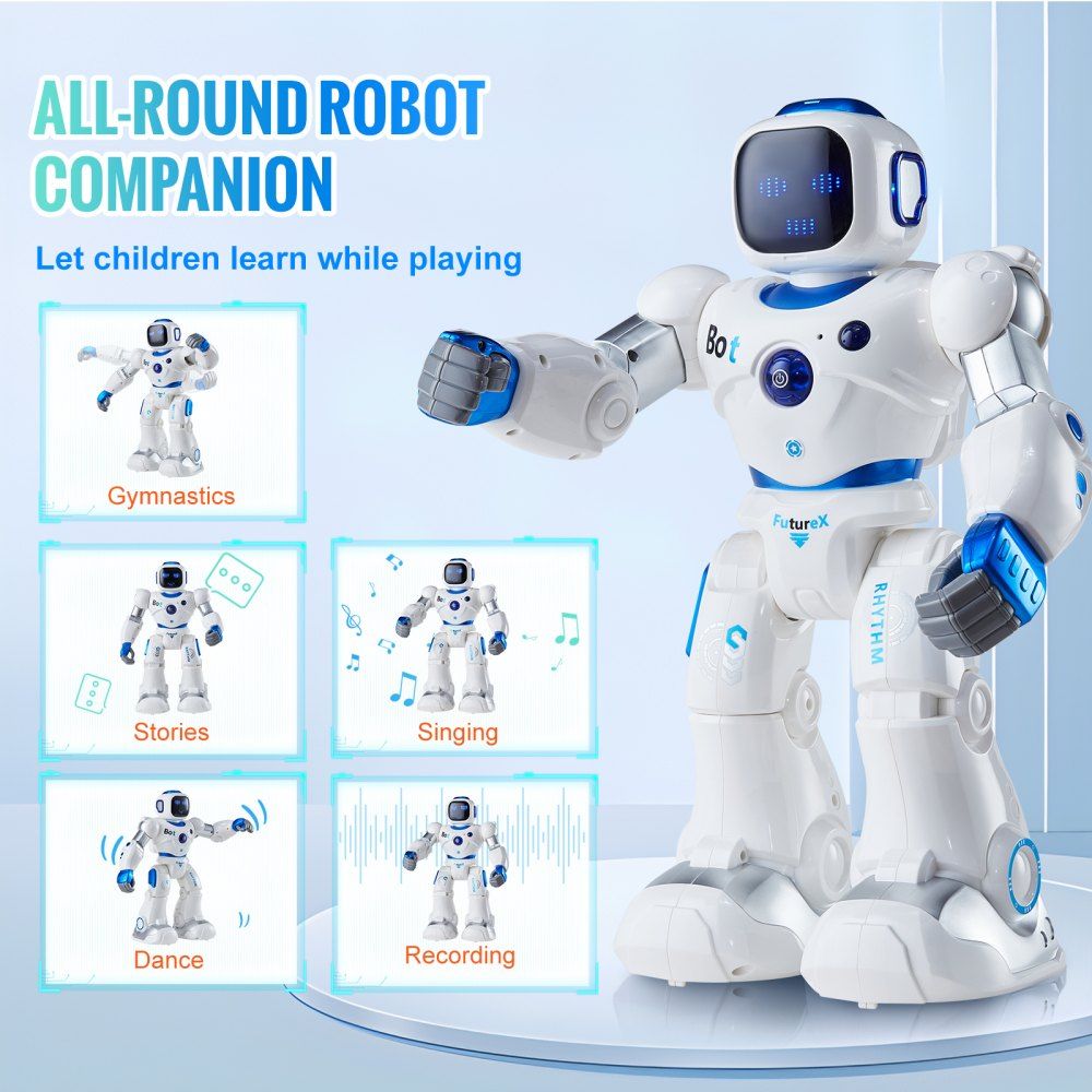 Robot Giocattolo per Bambini Programmabile Controllo Remoto Intelligente