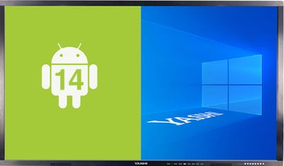 Monitor Interattivo YASHI 86&quot; 4K ANDROID 14