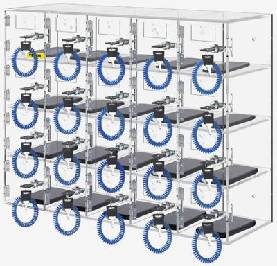VEVOR Armadietto per cellulare in acrilico con chiavi