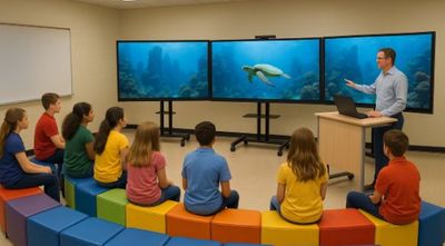 Aula immersiva Agora - Soluzione 2