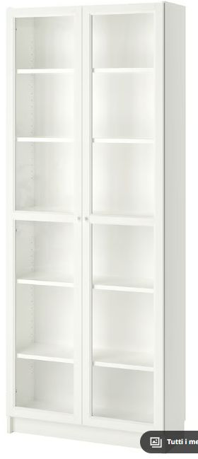 Libreria Billy con Ante in vetro