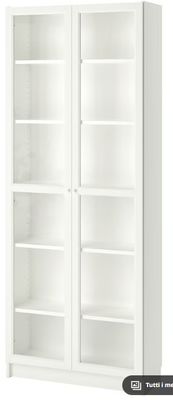 Libreria Billy con Ante in vetro