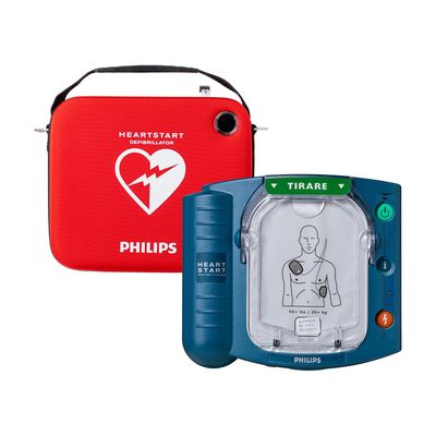 Defibrillatore Philips HeartStart HS1 con custodia slim, M5066A-C02