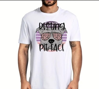 &quot;Resting Pit Face&quot; Crew Neck T shirt
