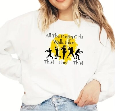Softball Themed Shirt &quot;All the Pretty Girls&quot; 