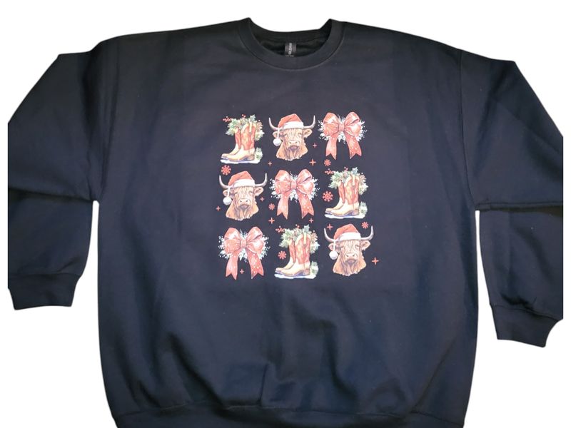Highland Cow Sweater 