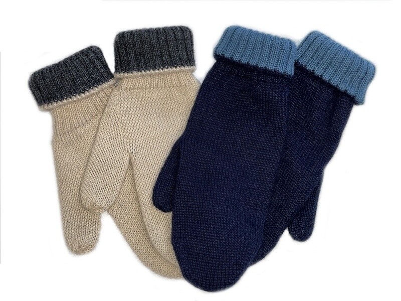 Mittens, reversible for adults