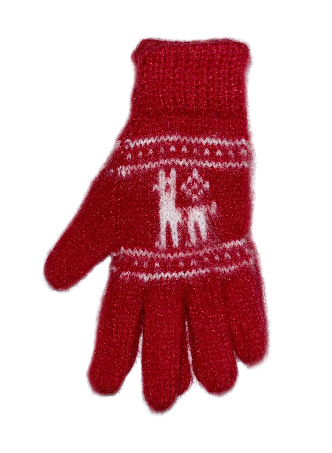 Gloves for kids, Colour: rouge