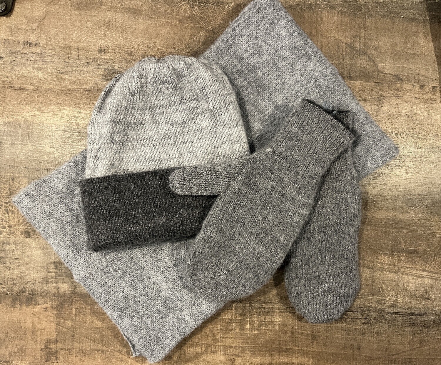 Trio Gris Alpaga pour Adulte