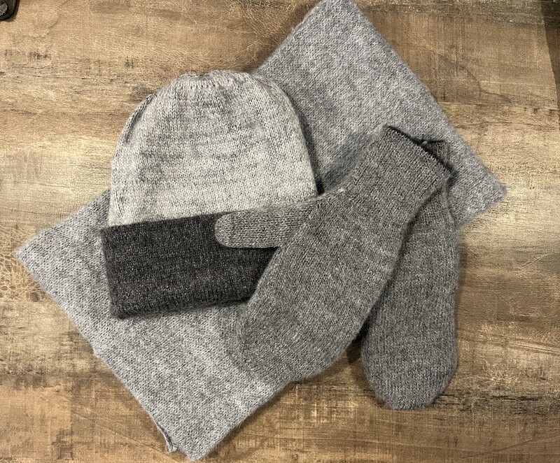 Trio Gris Alpaga pour Adulte