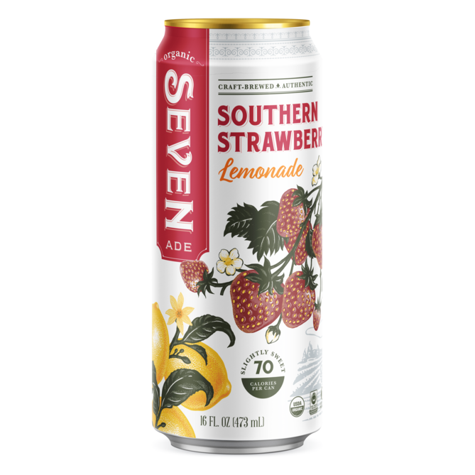 Seven Teas Southern Strawberry Lemonade  Tea 16oz