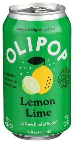 Olipop Lemon Lime 12oz