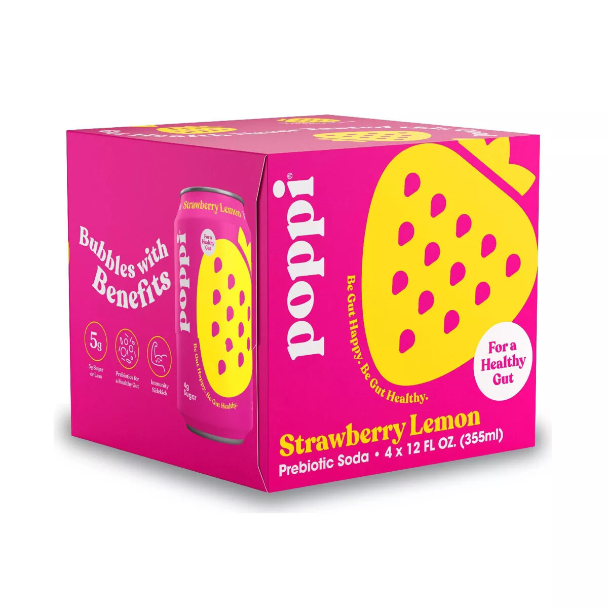 Poppi Strawberry Lemon Pop 12oz