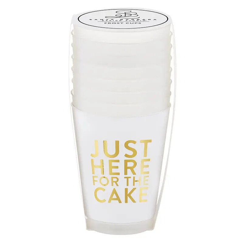 Gold Foil Frost Cup - Here For the Cake