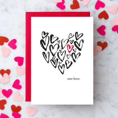 One Love Greeting Card