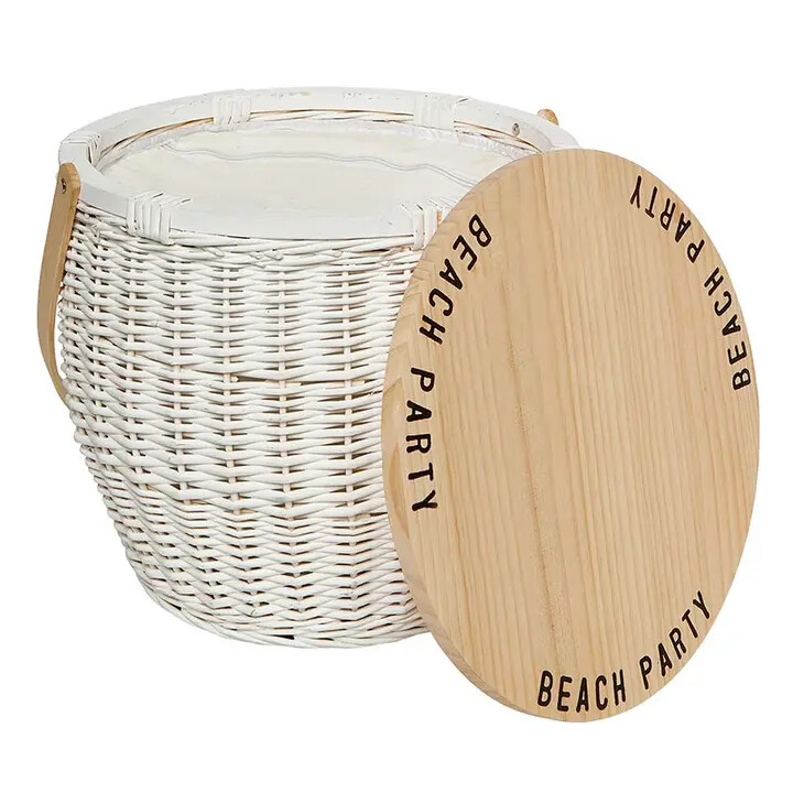 Face To Face Picnic Basket Table - Beach Party