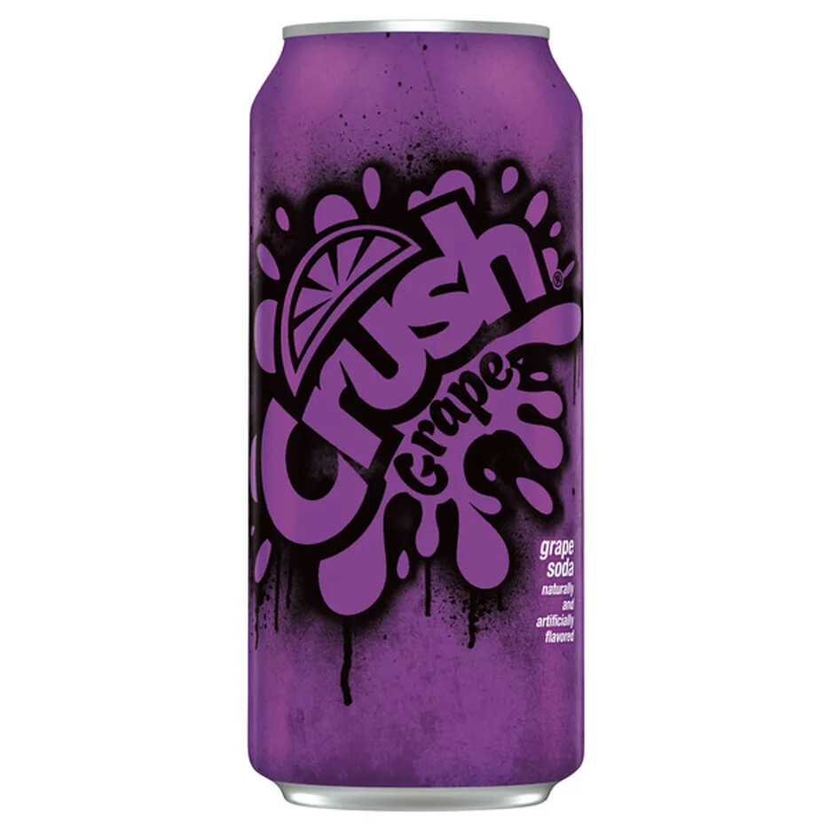 Crush Grape Soda 16fl oz Can