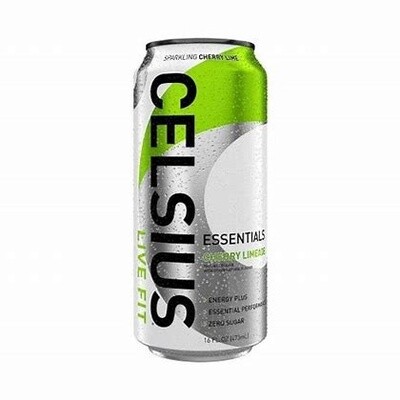 Celsius Essentials Cherry Limeade Sparkling Functional Energy Drink - 16 fl oz Can