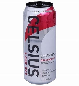 Celsius Essentials Dragonberry Sparkling Functional Energy Drink - 16 fl oz Can