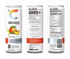 Celsius Peach Mango Green Tea 12oz
