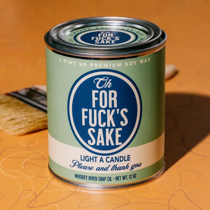For Fuck's Sake Vintage Paint Can·Dle | Funny Candle