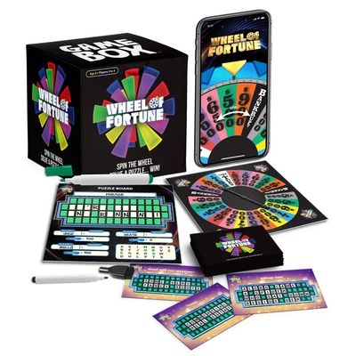 Wheel of Fortune Game Box Cube