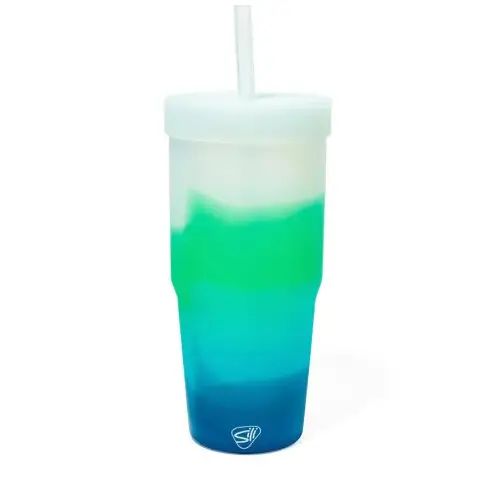 32 oz Silicone Straw Tumbler