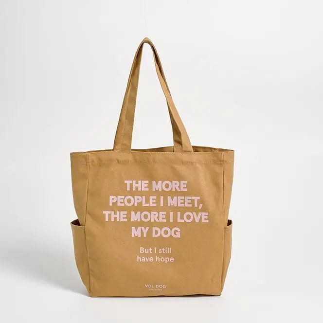 People Tote Bag - The More People I Meet, The More I Love My Dog