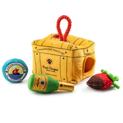 Woof Clicquot - Pawty Set Burrow Dog Toy